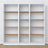 Wooden shelf N01 white / oak