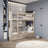 Oak Bunk Bed Bleached Oak – Open Drawer, Spacious Storage Under the Bed