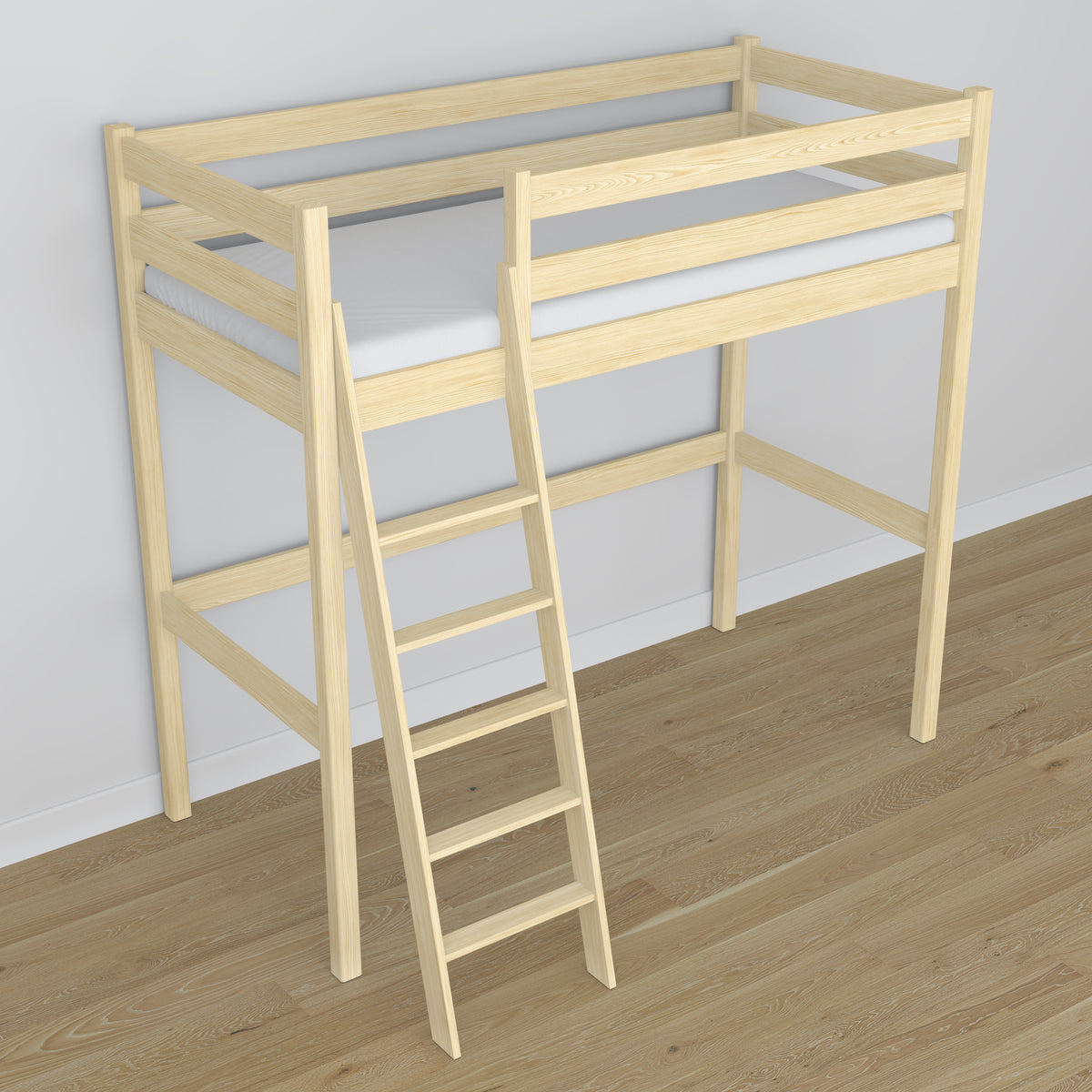 Nizio pine slatted base for loft bed – durable support base