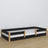 Low Bed Wooden Black and Oak – Joint Details, Nizio Home