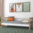 Sofa bed white-oak in a children’s room – scandi arrangement, wooden