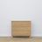 Cassettiera 3S in rovere naturale 105 cm in camera da letto – allestimento scandinava