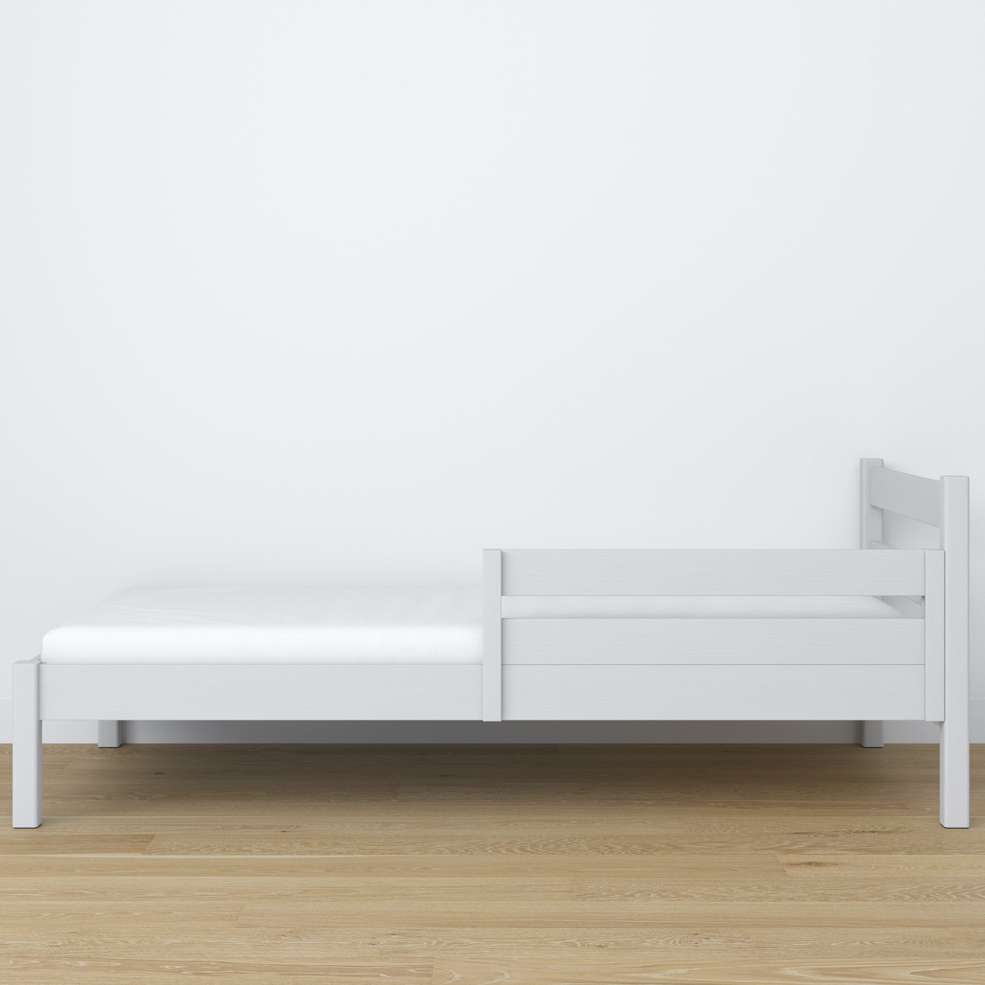 Sponda per letto grigio in legno – dimensioni e schema, Nizio