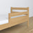 Bed fall protection | natural oak