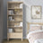 Oak shelf 1S 80 Scandi oak bleached