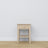 Oak bedside table 1S N01 Scandi oak bleached