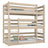 Lit superposé 3 niveaux en bois chêne blanchi – trois couchages, chambre d'enfant scandinave