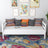 Sofa bed white in a children’s room – scandi arrangement, wooden
