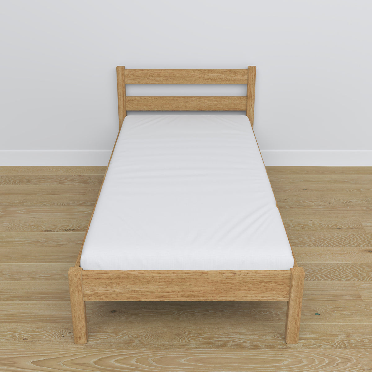 Letto quercia naturale con quercia – dimensioni e schema, Nizio Home