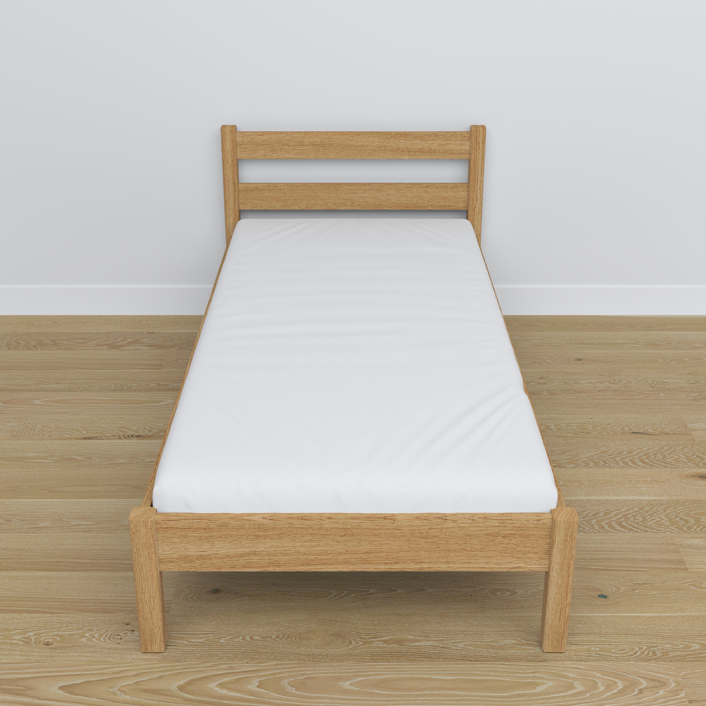 Letto quercia naturale con quercia – dimensioni e schema, Nizio Home