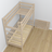 Lit superposé en chêne chêne blanchi z tiroir – décoration de chambre d'enfant scandinave