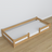 Lit bas chêne naturel w chambre – décoration scandinave, en chêne