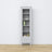 Vetrina con cassetto in legno grigio 57 cm – salotto, stile scandinavo Nizio