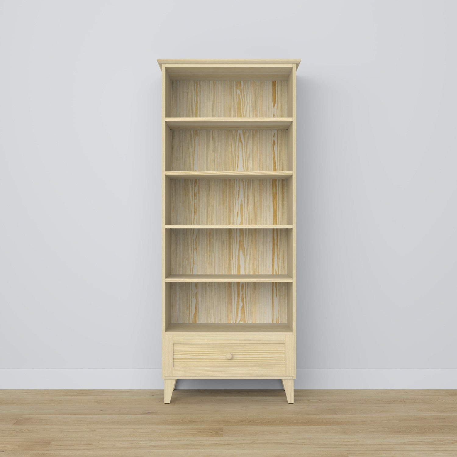 Pine shelf 1S 80 Scandi clear pine