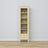 Vetrina con cassetto in pino trasparente 57 cm – salotto, stile scandinavo Nizio