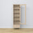Oak display cabinet 1S 57 Scandi oak bleached