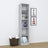 Wooden shelf N01 grey
