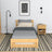 Letto pino naturale con cassetto per materasso – vista laterale, in legno, Nizio Home