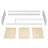 Wooden low bed N02 clear pine