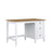 Wooden desk 3S Scandi white / natural oak