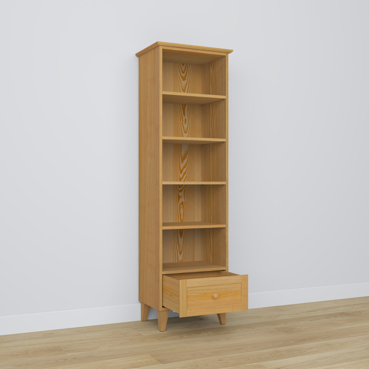 Pine shelf 1S 57 Scandi natural pine