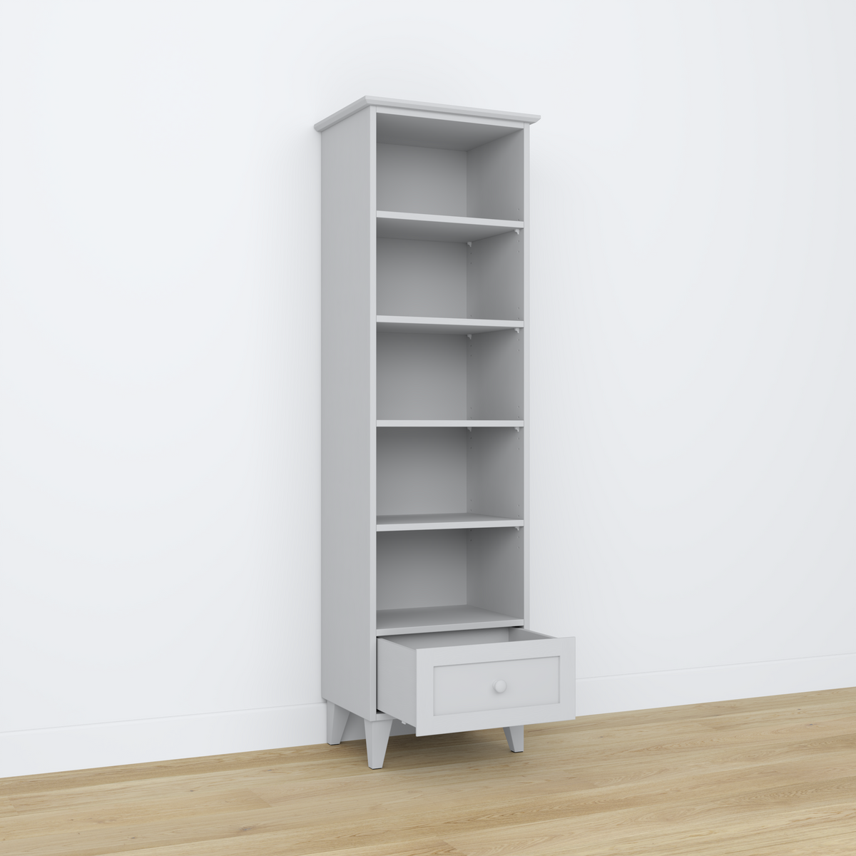 Scaffale in legno 1S 57 Scandi grigio cenere