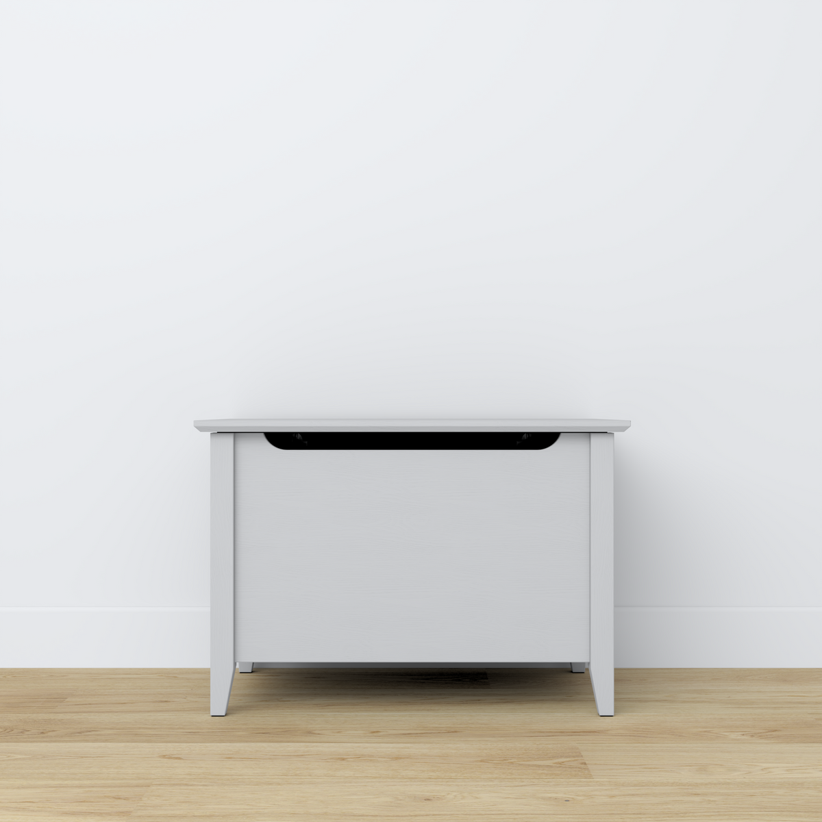 Baule in legno Scandi grigio cenere