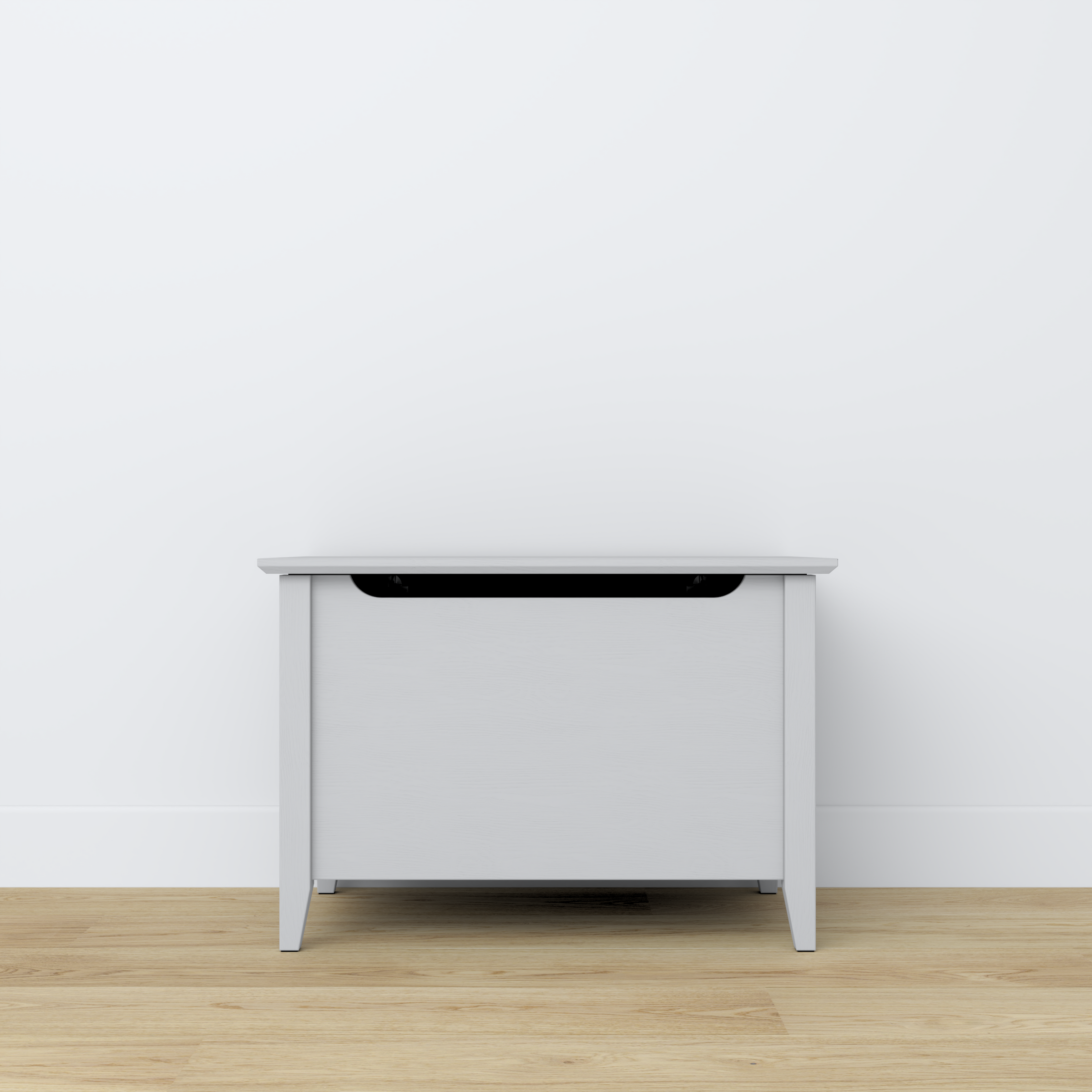 Baule in legno Scandi grigio cenere