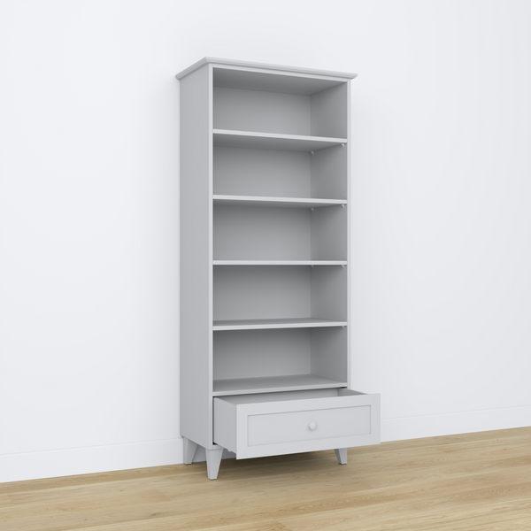 Étagère 1S 80 Scandi en bois gris