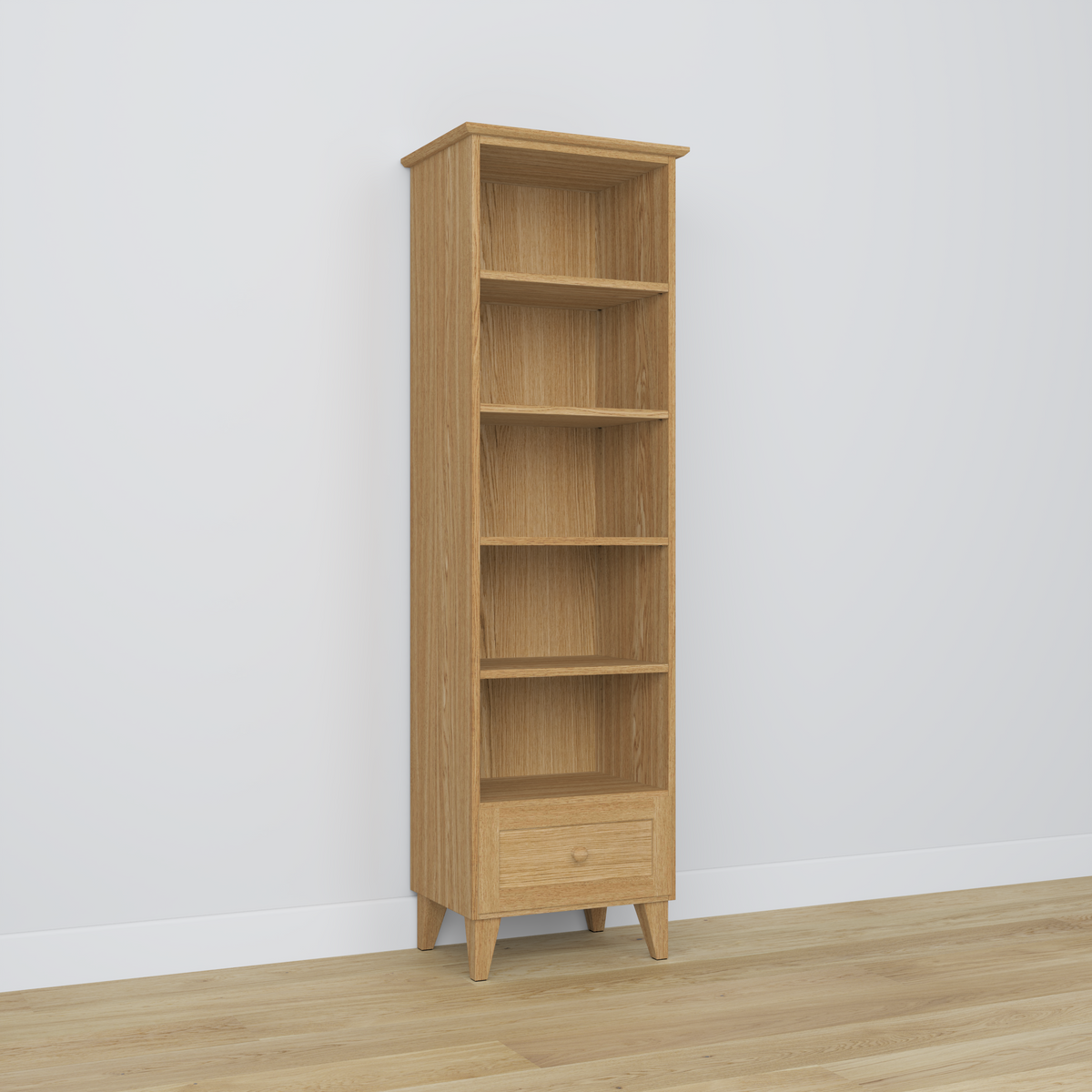Libreria in rovere 1C 57 Scandi rovere naturale
