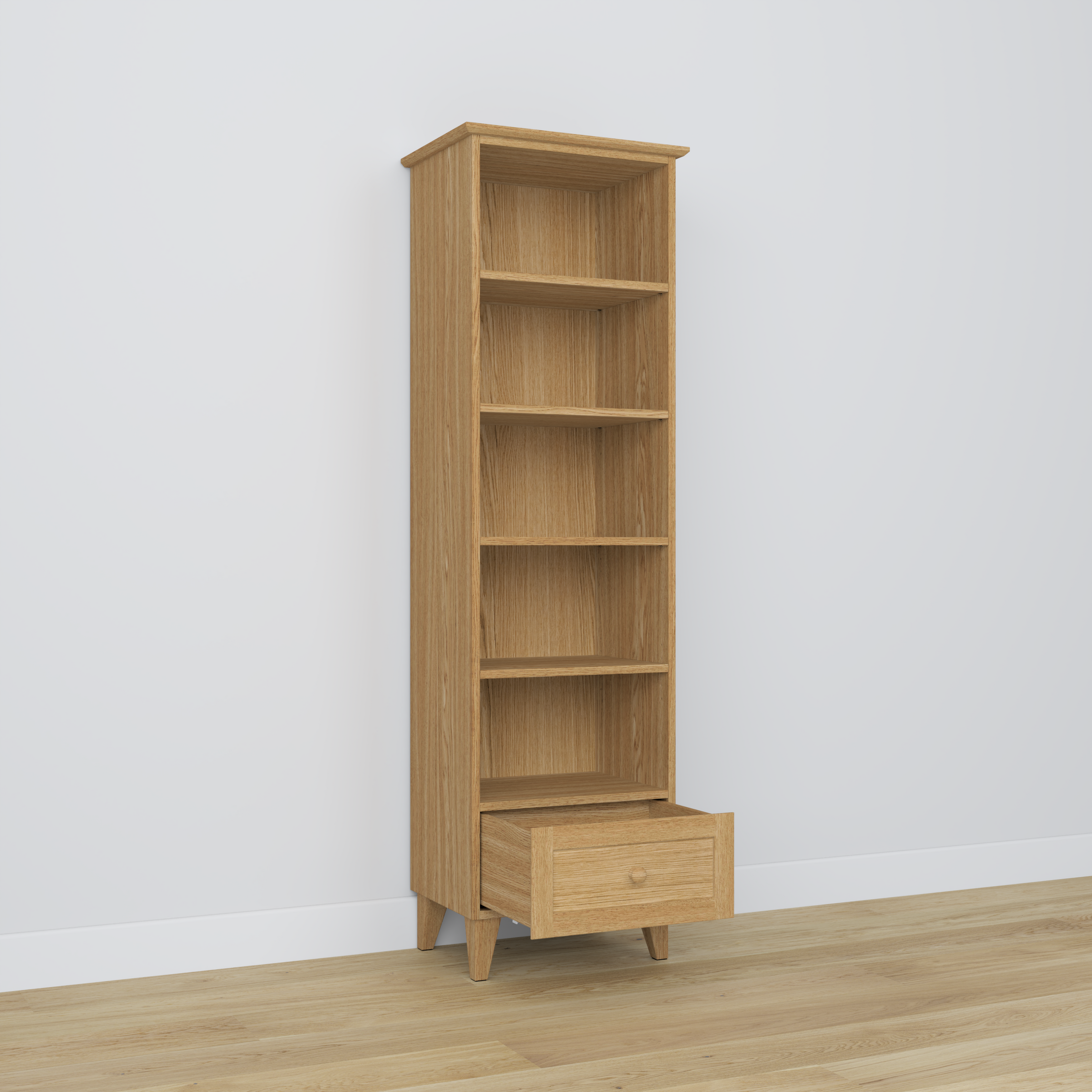 Libreria in rovere 1C 57 Scandi rovere naturale