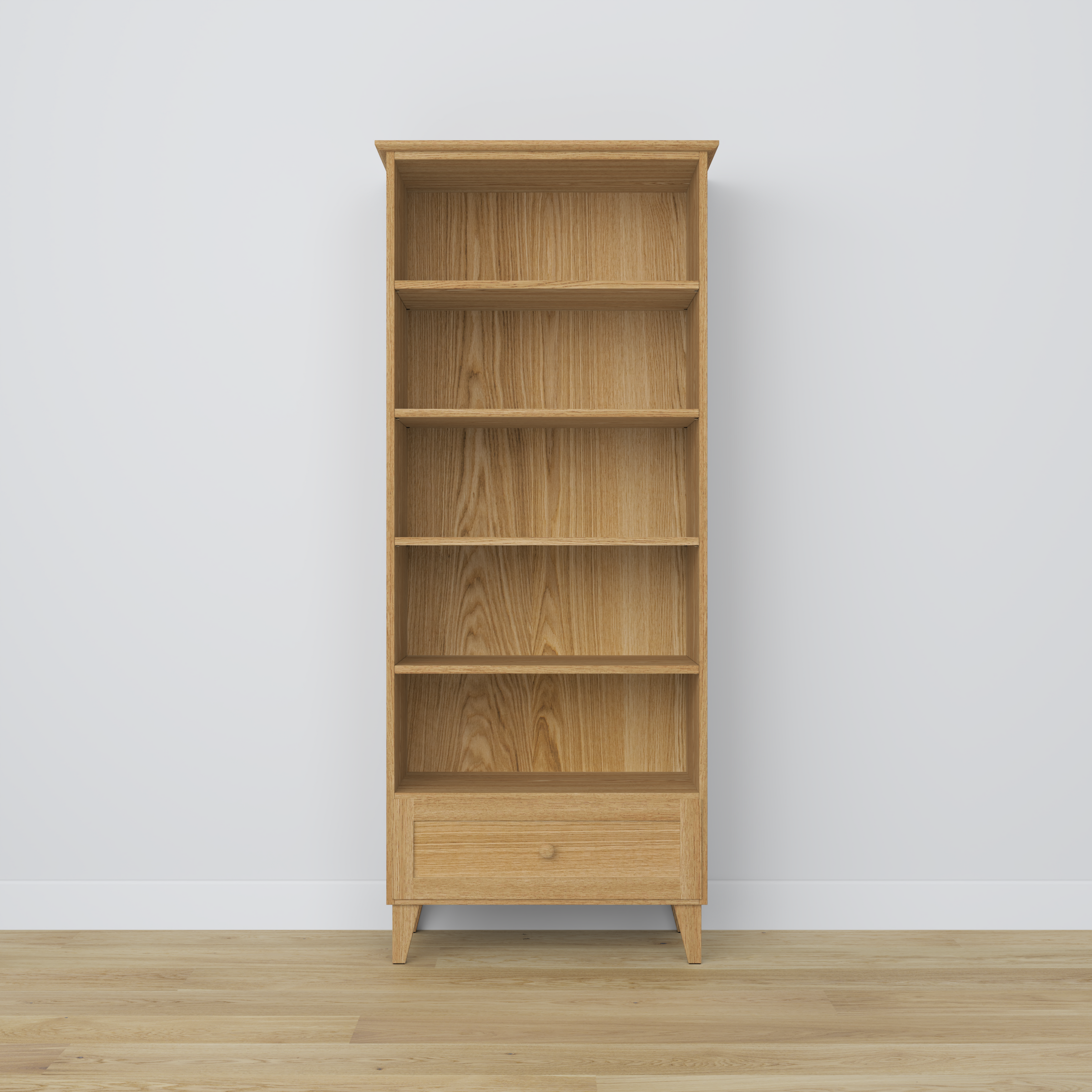Libreria in rovere 1C 80 Scandi rovere naturale