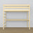 Lit mezzanine pin incolore en bois – vue du dessus na chambre, Nizio