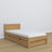 Oak bed with drawer natural oak – child’s room, scandi arrangement
