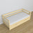 Sofa-lit avec tiroir en bois pin incolore – décoration de chambre d'enfant scandinave