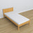 Letto pino naturale in nella cameretta dei bambini – allestimento scandinava, in legno