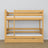 Lit superposé pin naturel z tiroir na matelas – barrière, en bois, Nizio Home