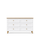 Wooden chest of drawers 6S 154 Scandi white / natural oak