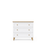 Cassettiera con 3 cassetti in legno bianco con quercia 105 cm – camera da letto, stile scandinavo
