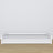 Wooden low bed N02 white