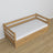 Oak sofa bed with drawer natural oak – scandi child’s room arrangement