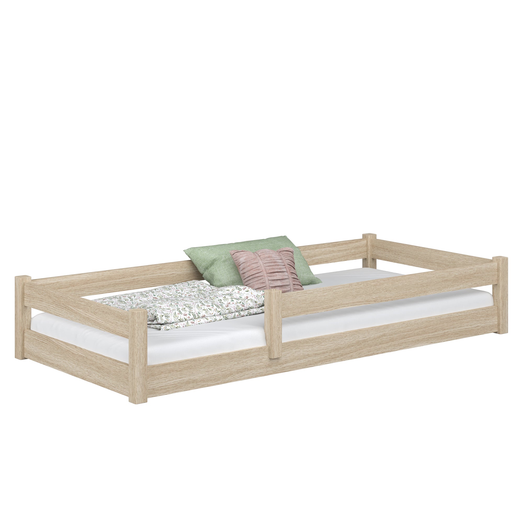 Oak low bed N02 oak bleached