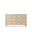 Cassettiera con 6 cassetti in rovere sbiancata 154 cm – della camera da lettoa, stile scandinavo