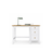 Scrivania in legno 3S Scandi bianco / rovere naturale
