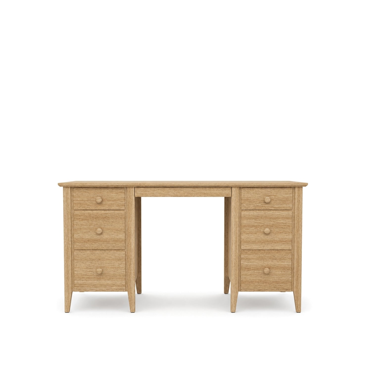 Oak desk 6S Scandi oak natural