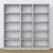 Wooden shelf N01 grey