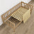 Łóżko sofa N03 dąb naturalny – widok z innej perspektywy, Nizio Home
