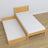 Letto con cassetto in legno pino naturale – dimensioni e schema, Nizio Home