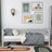 Sofa-lit en bois gris – chambre d'enfant, style scandinave Nizio