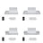 Lit double gris z tiroir w chambre – décoration scandinave
